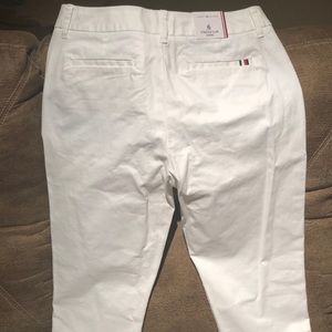White Casual Pants